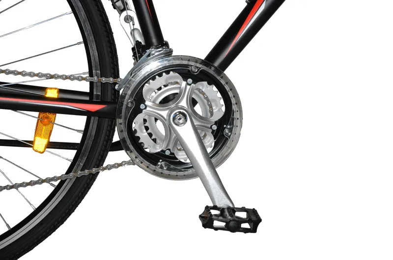 Ammaco Road Runner Pro V 700c Sports Hybrid Black-5